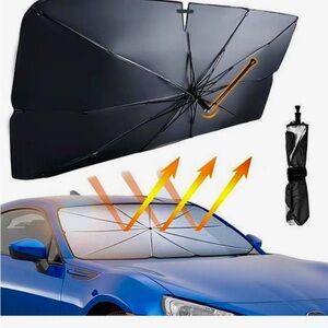 Foldable Black Car Sunshade